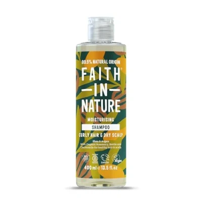 Afbeelding van Faith In Nature Natuurlijke Shea &amp; Argan Shampoo, verzorgend, veganistisch en dierproefvrij, zonder SLS of parabenen, voor normaal tot droog haar, 400 ml