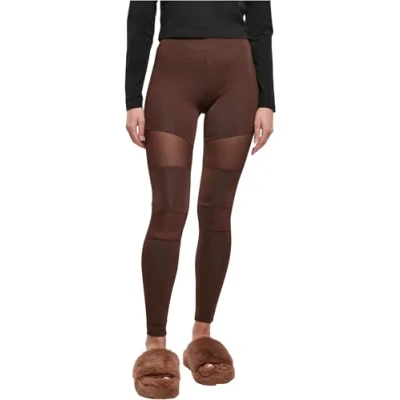 Afbeelding van Urban Classics Curvy TECH Legging, Dames, Maat: XXL, Brown