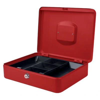 Afbeelding van Geldkist Pavo 300x240x90mm rood