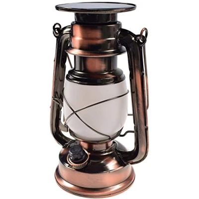 Afbeelding van ChiliTec LED campinglantaarn „CT CL Copper Solar warm wit