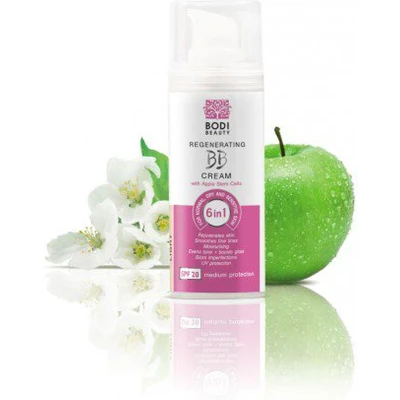 Afbeelding van Anti age BB CREAM SPF 20 voor de droge en gevoelige huid kleur MEDIUM appelstemcel 30ml