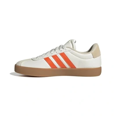 Afbeelding van adidas Dames VL COURT 3.0 SHOES, core white/impact orange/gold met., 40 2/3 EU