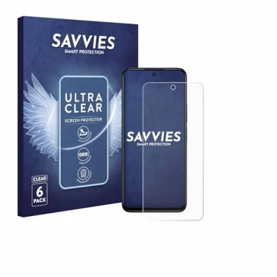 Afbeelding van Savvies Screenprotector voor Xiaomi Redmi 13x Folie Beschermfolie transparant (6 Stuks)