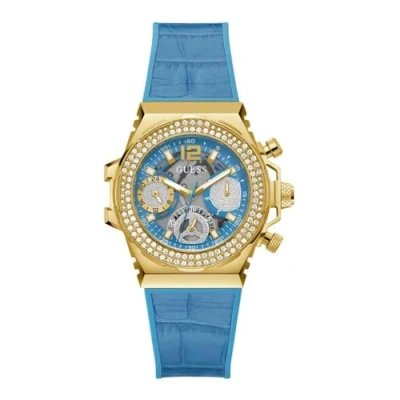 Afbeelding van Guess Fusion Chronograaf, Maat: One Size, Turquoise