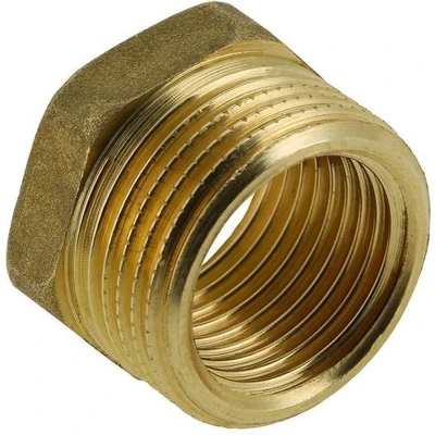 Afbeelding van Messing draadfitting verloopring 6/4 x 5/4 1½