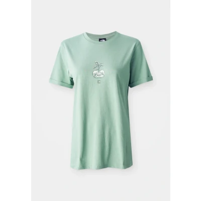 Afbeelding van The North Face Connect Relaxed TEE Graphic Tshirt print, Dames, Maat: XL, Slate moss