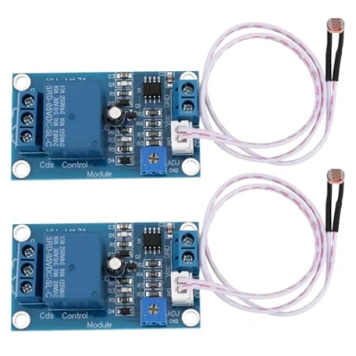 Afbeelding van YINETTECH 2 Stks 5V XH M131 Lichtgevoelige Weerstand Module Licht Controle Schakelaar Photoresistor Relais Helderheid Automatische