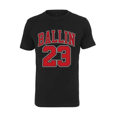 Afbeelding van Mister Tee Ballin 23 Tshirt print, Heren, Maat: XS, Black