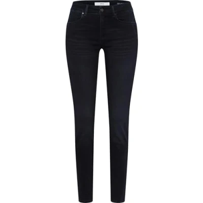 Afbeelding van BRAX Style ANA SLIM FIT MIT Normaler LEIBHÖHE Jeans Skinny Fit, Dames, Maat: 48xR, Used dark blue