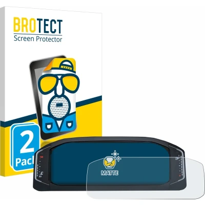 Afbeelding van BROTECT Screenprotector voor Volkswagen Active Info Display T Roc Folie Beschermfolie matte (2 Stuks)