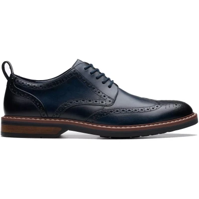 Afbeelding van Clarks Aldwin Limit heren veterschoen blauw maat 45 (EU) 10.5 (UK)