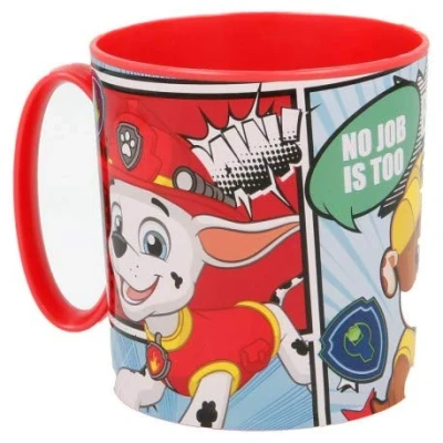 Afbeelding van Theonoi Herbruikbaar, kunststof beker, mok, 350 ml, Avengers beker van kunststof, BPA vrij, geschikt voor magnetron, cadeau jongens (Paw Patrol)