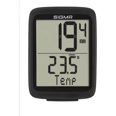 Afbeelding van Sigma BC 10.0 WR fietscomputer bedraad BikeTotaal.nl Zwart