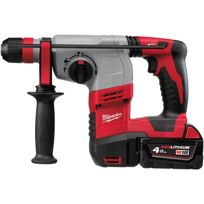 Afbeelding van Milwaukee HD18 HX 402C M18 3 standen Heavy Duty SDS plus FIXTEC boorhamer set (2x 4,0Ah accu) in koffer