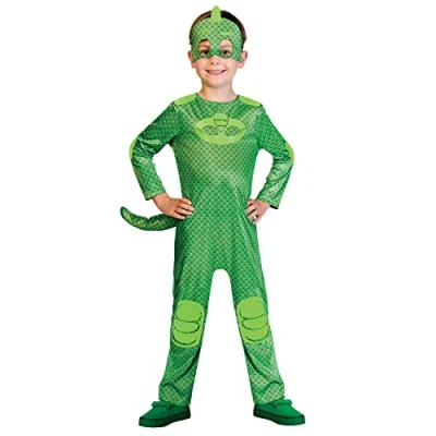 Afbeelding van PJ Masks™ Gekko kostuum voor kinderen Verkleedkleding