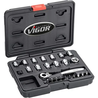 Afbeelding van Vigor V5202 Dopsleutelset 1/4 (6.3 mm)