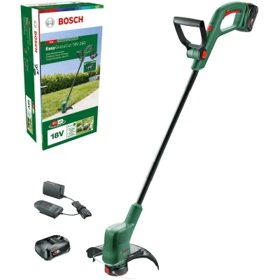 Afbeelding van Bosch Home and Garden EasyGrassCut 18V 260 Grastrimmer Accu Incl. 2 accus 18 V Ah Snijbreedte max.: 26 cm