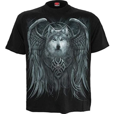 Afbeelding van Spiral Heren Tshirt S DRAGON FURNACE Zwart