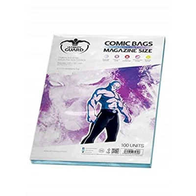Afbeelding van Ultimate Guard Comic Bags Resealable Magazine Size (100x) [UGD020012]