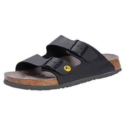 Afbeelding van Birkenstock Muiltjes, Dames, Maat: 39, Black Imitatieleer/ textiel
