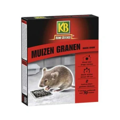Afbeelding van KB Magik Graan Muizengif 2 Stuks Tegen Muizen Pokon Ongediertewinkel
