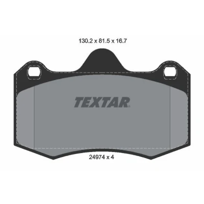 Afbeelding van Textar Remblokset 2497401