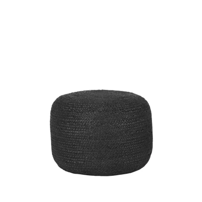 Afbeelding van LABEL51 Poef Jute Zwart 50 cm Majorr