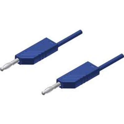 Afbeelding van SKS Hirschmann MLN 25/2,5 BL Meetsnoer Banaanstekker 4 mm 25.00 cm Blauw 1 stuk(s)