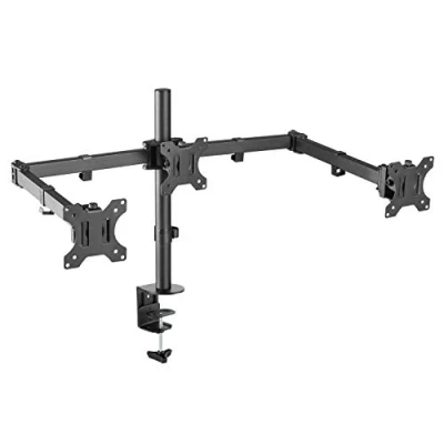 Afbeelding van RICOO monitorhouder 3 monitoren, armen voor computermonitoren, 13 26 inch monitorarm, TS6911 monitorhouder, tafel, VESA tafelhouder, arm, beeldschermhouder,
