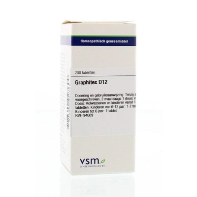 Afbeelding van Vsm Graphites D12, 200 tabletten