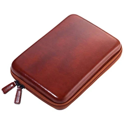 Afbeelding van Troika Travel case organizer / etui met ritssluiting bruin
