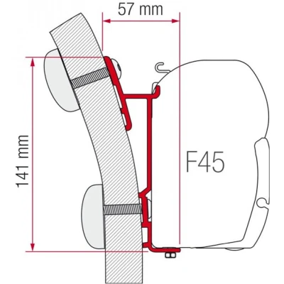 Afbeelding van Fiamma Kit Hymer S E Klasse