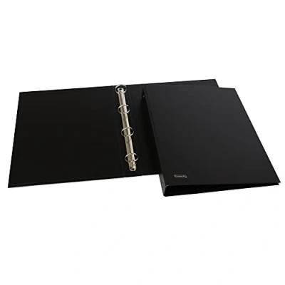 Afbeelding van Favorit Ringmap Sprint van karton, 22 x 30 cm, 4 ronde ringen, mm, zwart