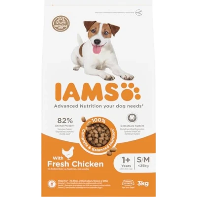Afbeelding van 3x Iams Dog Adult Small Medium Kip 3 kg