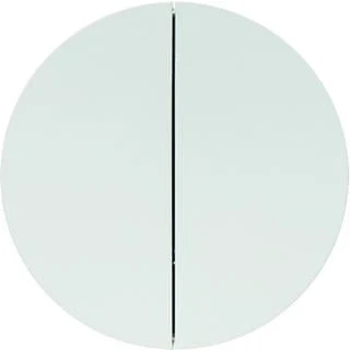 Afbeelding van Berker R.1/R.3 drukknop impulsdimmer 2 voudig polarwit