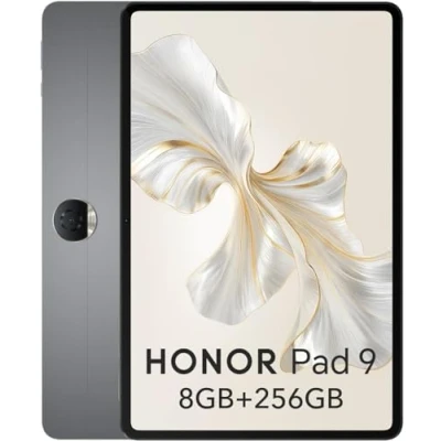 Afbeelding van HONOR Pad 9 tablets, 8 GB, 256 12,1 inch, 120 Hz, 2,5 K, groot scherm, luidsprekers audiosysteem, Snapdragon 6 Gen 1, wifi versie, grijs