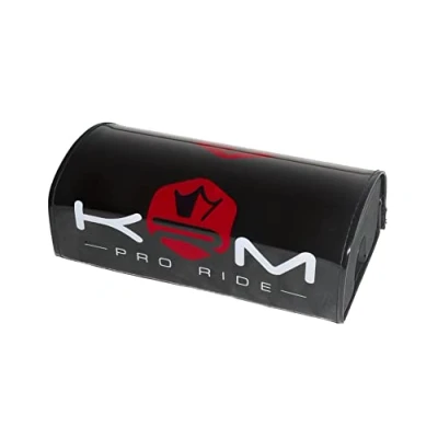 Afbeelding van Stuurbekleding zonder steun KRM zwart/rood