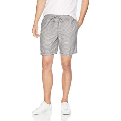 Afbeelding van Amazon Essentials mannen streep trekkoord Walk Short,Grijs,XS