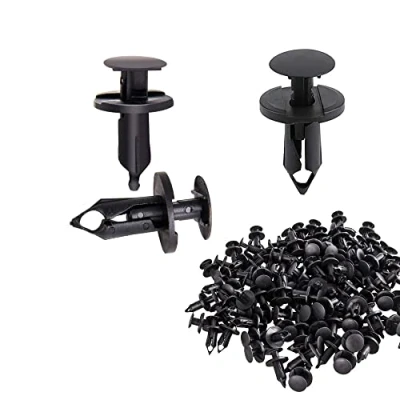 Afbeelding van 120 stuks kunststof klinknagels voor carrosserie, bevestigingsclips auto, bumper, van kunststof, lichaamspen, universele klinknagels.