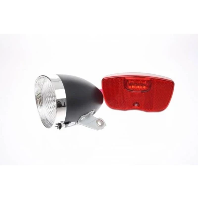 Afbeelding van Falkx Verlichting Set LED Retro Koplamp + Achterlicht