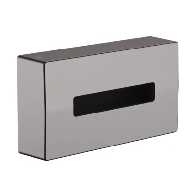 Afbeelding van Hansgrohe AddStoris box voor make up doekjes Brushed Black
