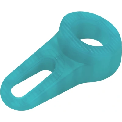 Afbeelding van Deltafix Block it Deurwig blauw groen TPE kunststof 12 x 3,8 cm deurstopper Deurstoppers