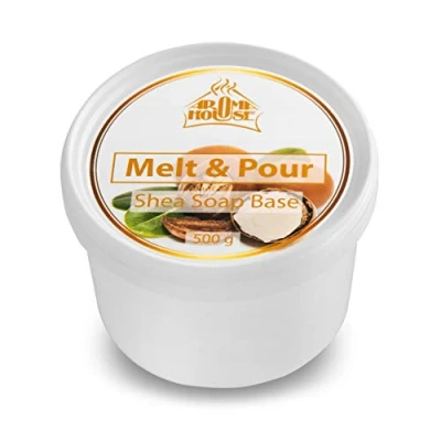 Afbeelding van Zeep Basis van Crystal Shea 500g Gietzeep Eenvoudig Zepen Omsmelten Transparant Creatieve Handgemaakt Ruwe Maak Je Eigen Smelten Wit