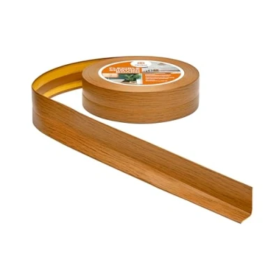 Afbeelding van Quest Zachte Plint Zelfklevend, PVC Eindlijst 32 mm x 23 Flexibele Afwerkstrip voor Keuken, Badkamer, Muur, Vloer Decoratief, UV bestendig (Eik rustiek, 25m)
