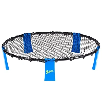 Afbeelding van Scatch Spyderball Set 92 x 20 CM Ook Geschikt voor Spikeball Incl. Bal, Pomp, Frame, Net en Reistas
