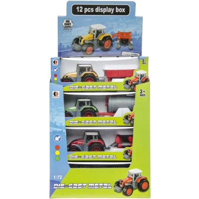 Afbeelding van Tractor Diecast Met Aanhanger 3137