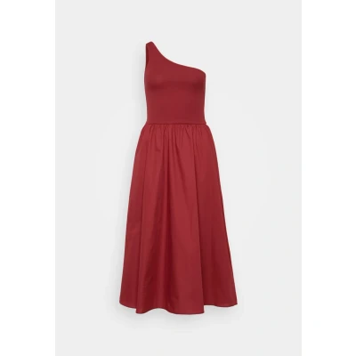 Afbeelding van ONLY Tall Onliris LIFE ONE Shoulder Dress Jurk, Dames, Maat: Medium, Ruby wine