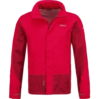 Afbeelding van Pro x Elements Outdoorjas Lennard Heren Polyamide Rood Mt Xl