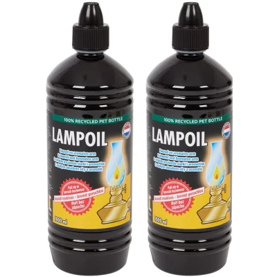 Afbeelding van Farmlight lampenolie blank 1 liter + aansteker Lampolie