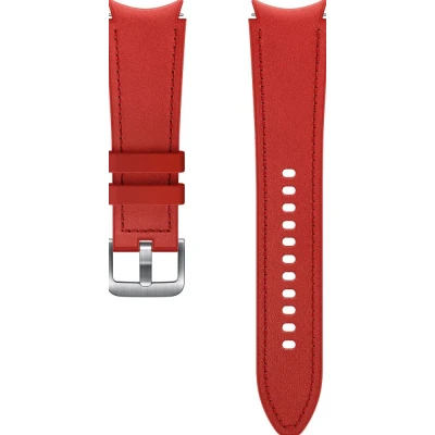 Afbeelding van Samsung Hybrid Leather Band Geschikt voor Galaxy Watch4 M/L Rood